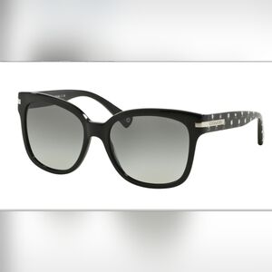 Coach Black and Gray Women's Sunglasses. Style HC8103 Alfie